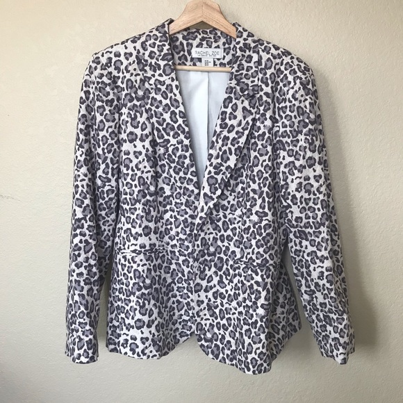 Rachel Zoe | Leopard Print Blazer - Picture 4 of 12